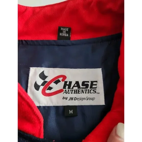 Vintage DuPont NASCAR Jeff Gordon 24 Flames 2001 Jacket Champion JH Chase Size M